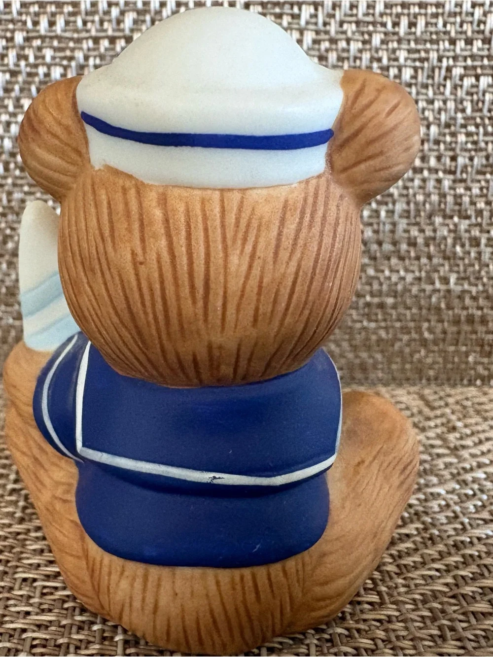 Three Vintage Homco Playtime Bears Sailor Cowboy Baseball Player 1417 Figurines